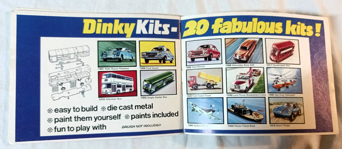 Dinky Toys No. 12 U.S.A. Catalog 1976 Die-cast Cars Trucks Models Meccano - TulipStuff