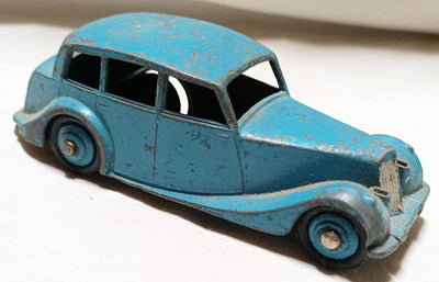 Dinky Toys 40b Triumph 1800 Saloon Car Blue England 1948 - TulipStuff
