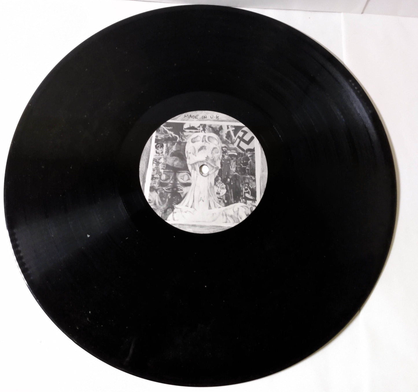 Disorder Violent World UK Political Punk Vinyl LP AARGH 4 1989 - TulipStuff