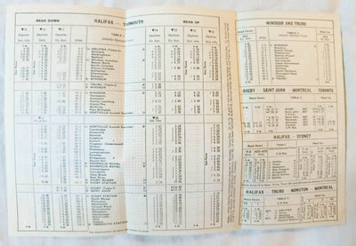 Dominion Atlantic Railway Fast Evangeline Dayliner 1964 Schedule - TulipStuff