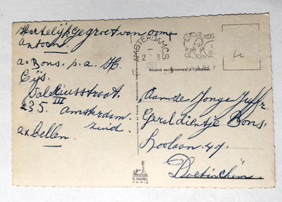 Gelukkig Nieuwjaar Happy New Year Dutch Gnomes Mushrooms 1961 - TulipStuff