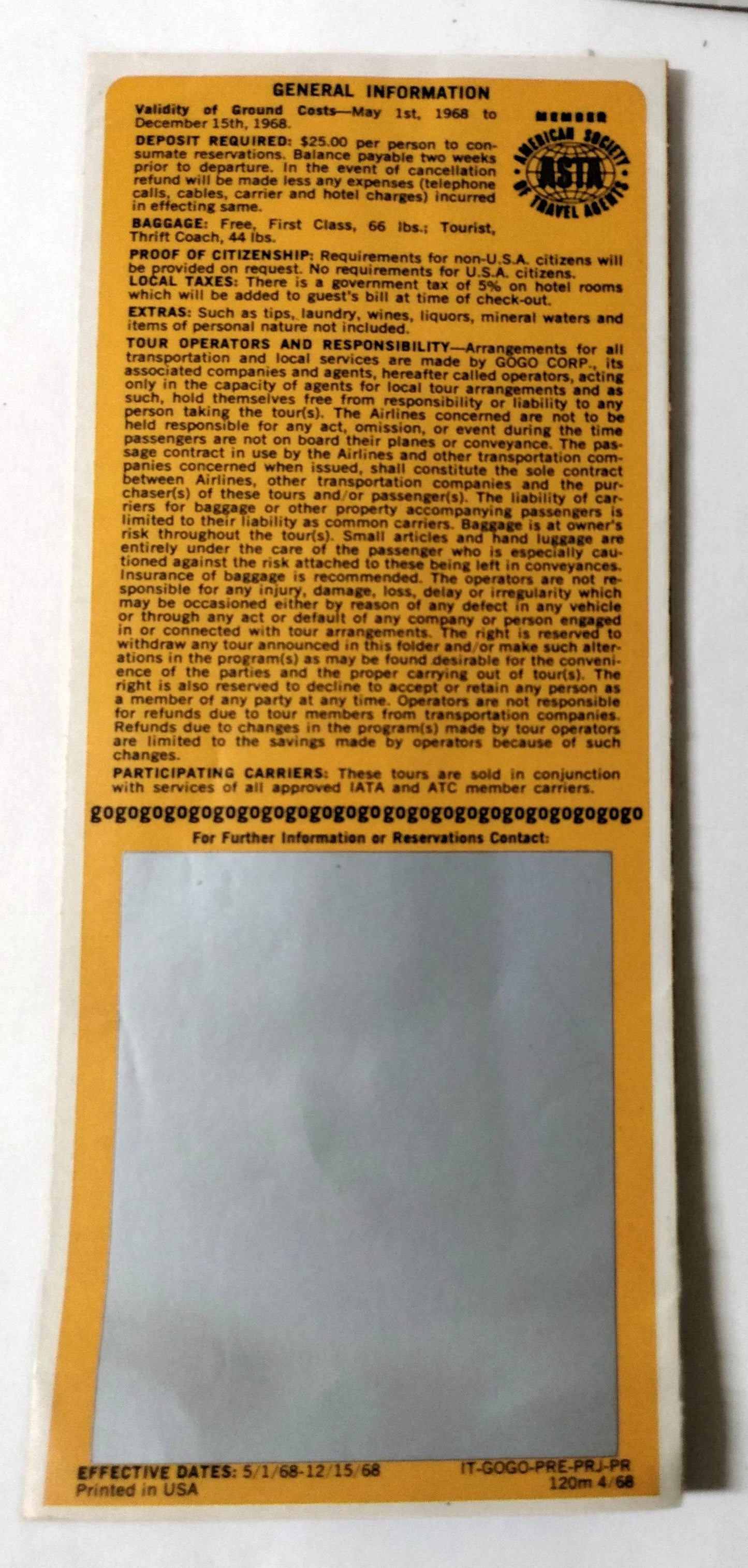 Eastern Airlines Party Rico Time In Puerto Rico Vacation Brochure 1968 - TulipStuff