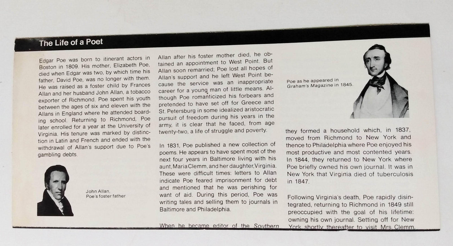 Edgar Allen Poe National Historic Site Philadelphia Pennsylvania 1980's - TulipStuff