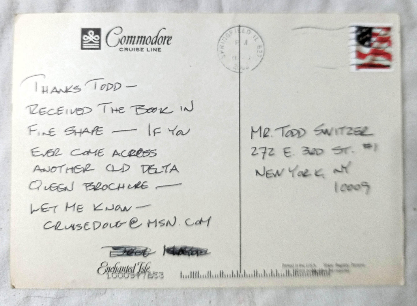 Enchanted Isle Commodore Cruise Line 1990's ex Veendam Argentina - TulipStuff