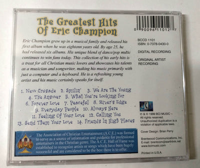 The Greatest Hits Of Eric Champion Christian Dance Pop Album CD 1999 - TulipStuff