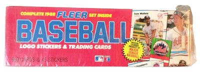 Complete 1988 Fleer Baseball Set 660 Trading Cards 45 Logo Stickers - TulipStuff