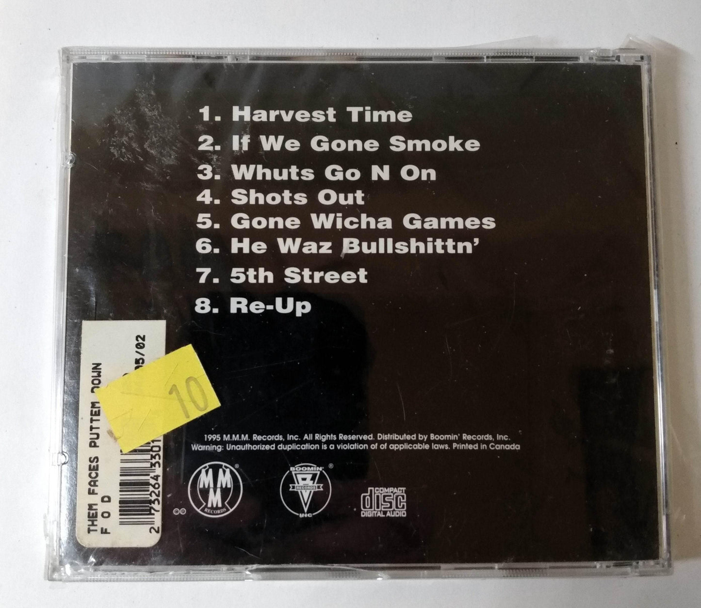 F.O.D. RAW Faces of Death Gangsta Rap Album CD MMM Records 1995 - TulipStuff