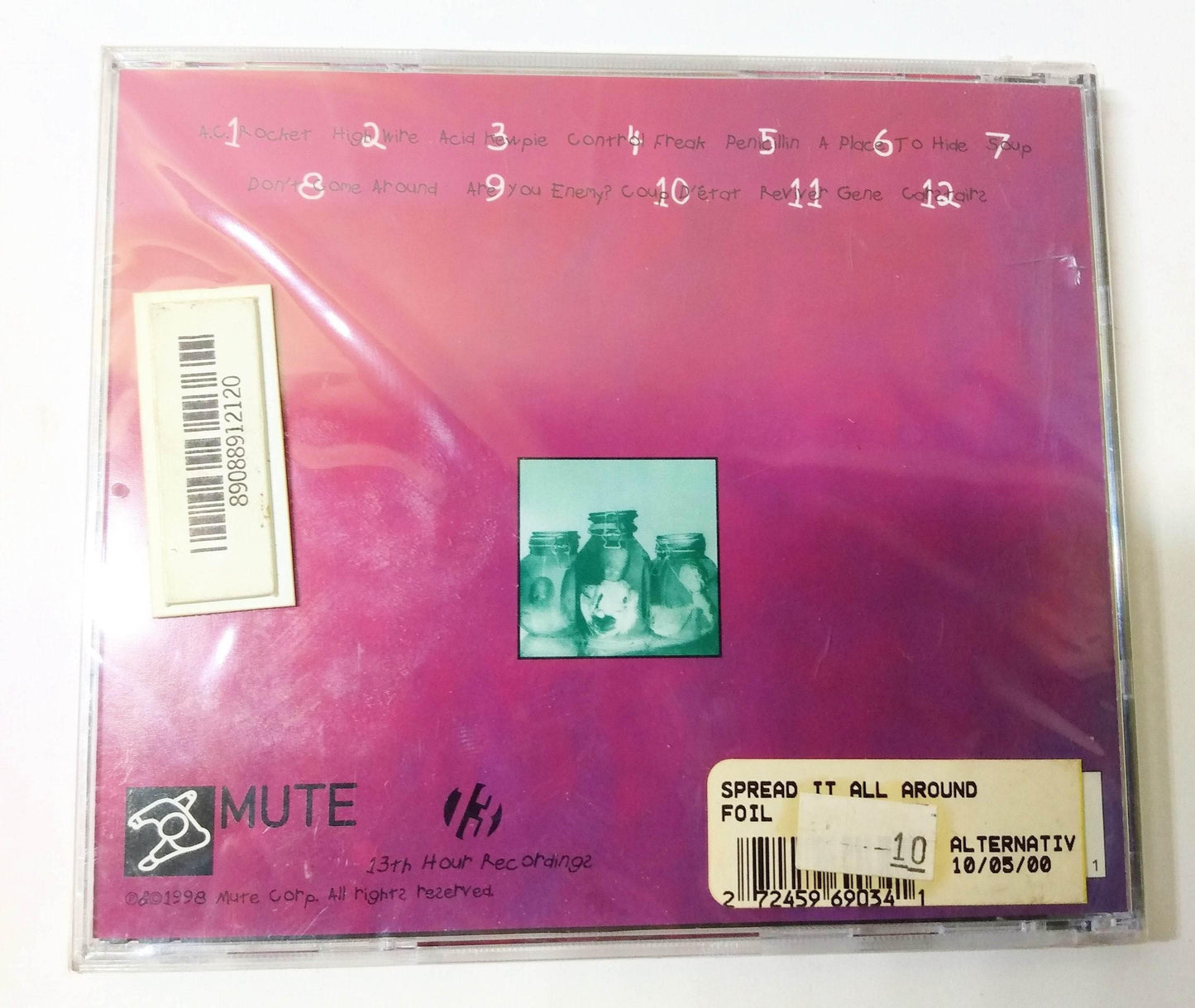 Foil Spread It All Around Indie Rock Album CD Mute Records 1998 - TulipStuff