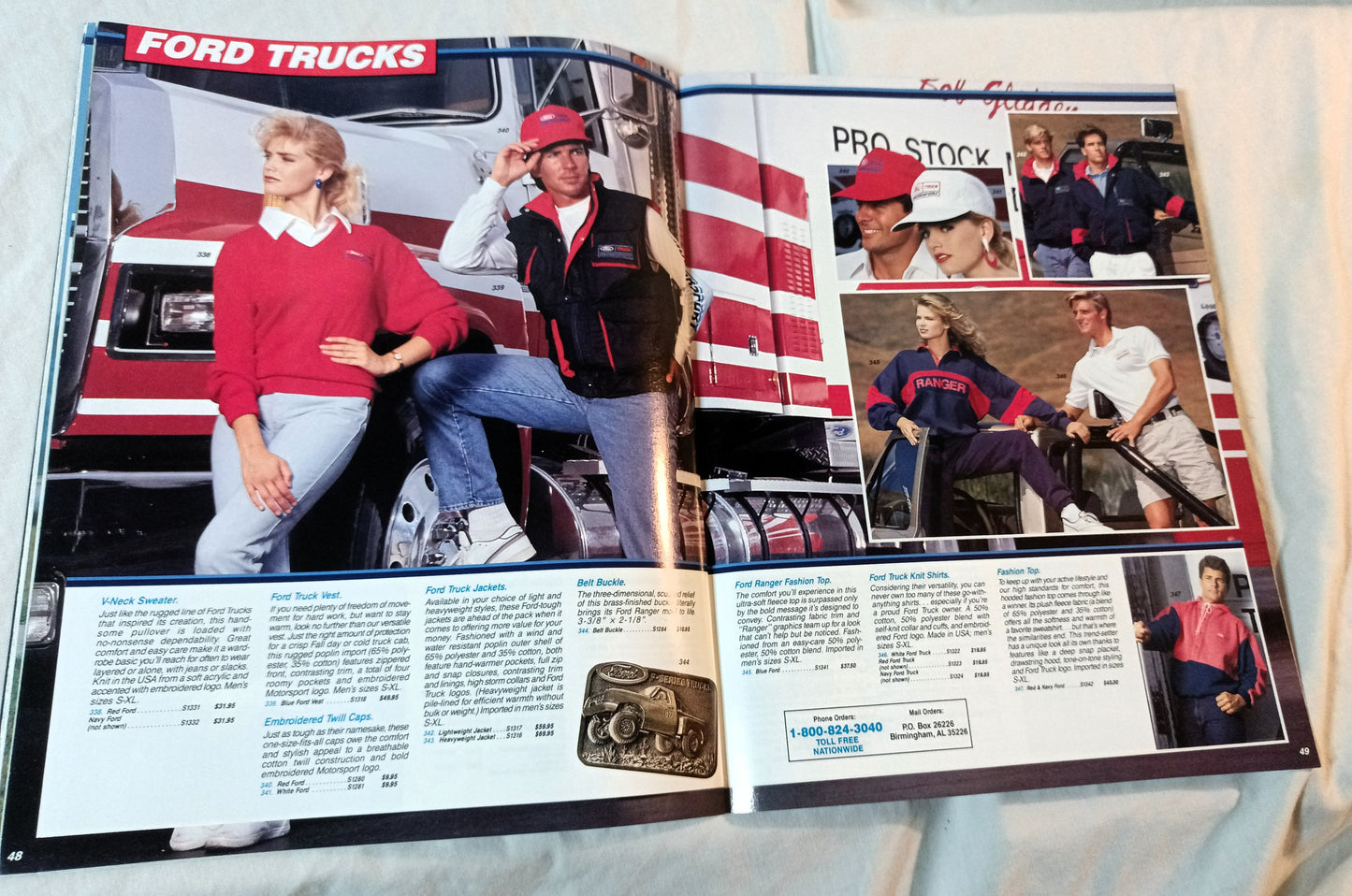 Ford Motorsport Official Catalog Sportswear Accessories 1988 - TulipStuff