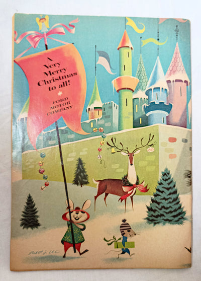 Christmas At The Ford Rotunda 1961 Children's Activity Booklet Dearborn MI - Tulipstuff