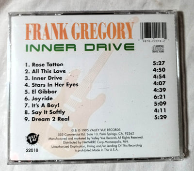 Frank Gregory Inner Drive Smooth Jazz Album CD Valley Vue 1995 - TulipStuff