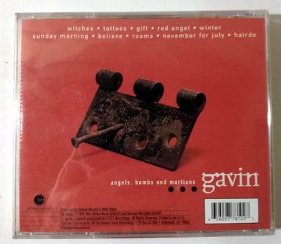 Gavin Angels Bombs And Martians Pop Rock Album CD 1999 - TulipStuff