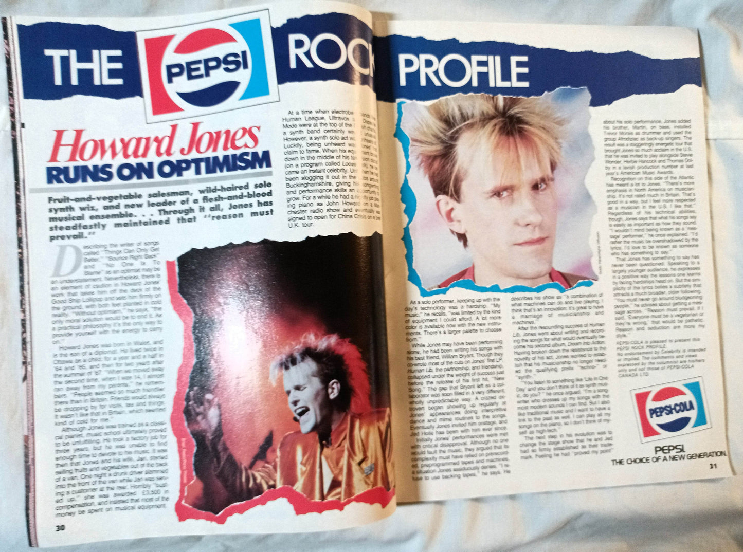 Graffiti Magazine August 1986 Eurythmics Madonna Psychedelic Furs - TulipStuff