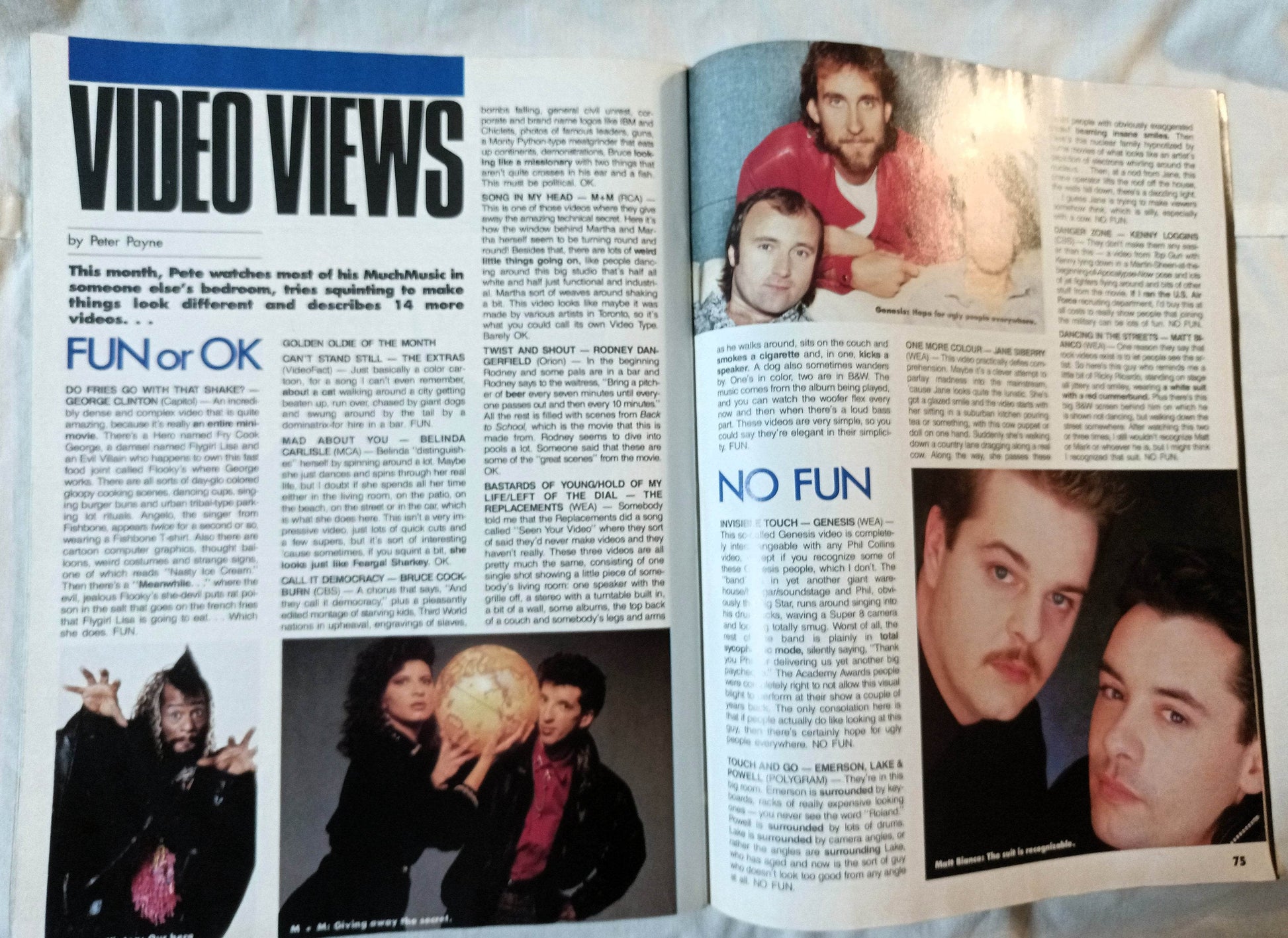 Graffiti Magazine August 1986 Eurythmics Madonna Psychedelic Furs - TulipStuff