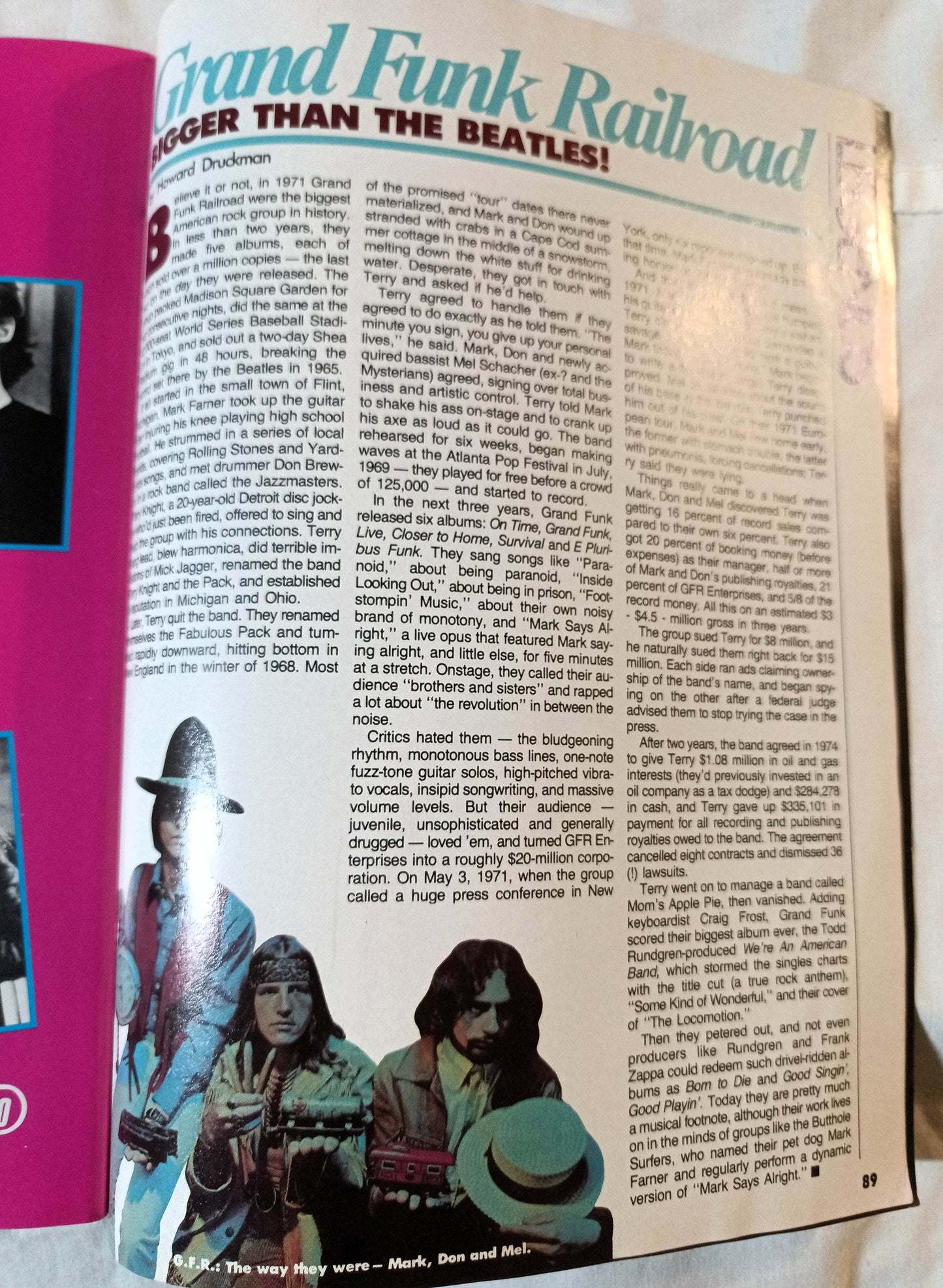 Graffiti Magazine August 1986 Eurythmics Madonna Psychedelic Furs - TulipStuff