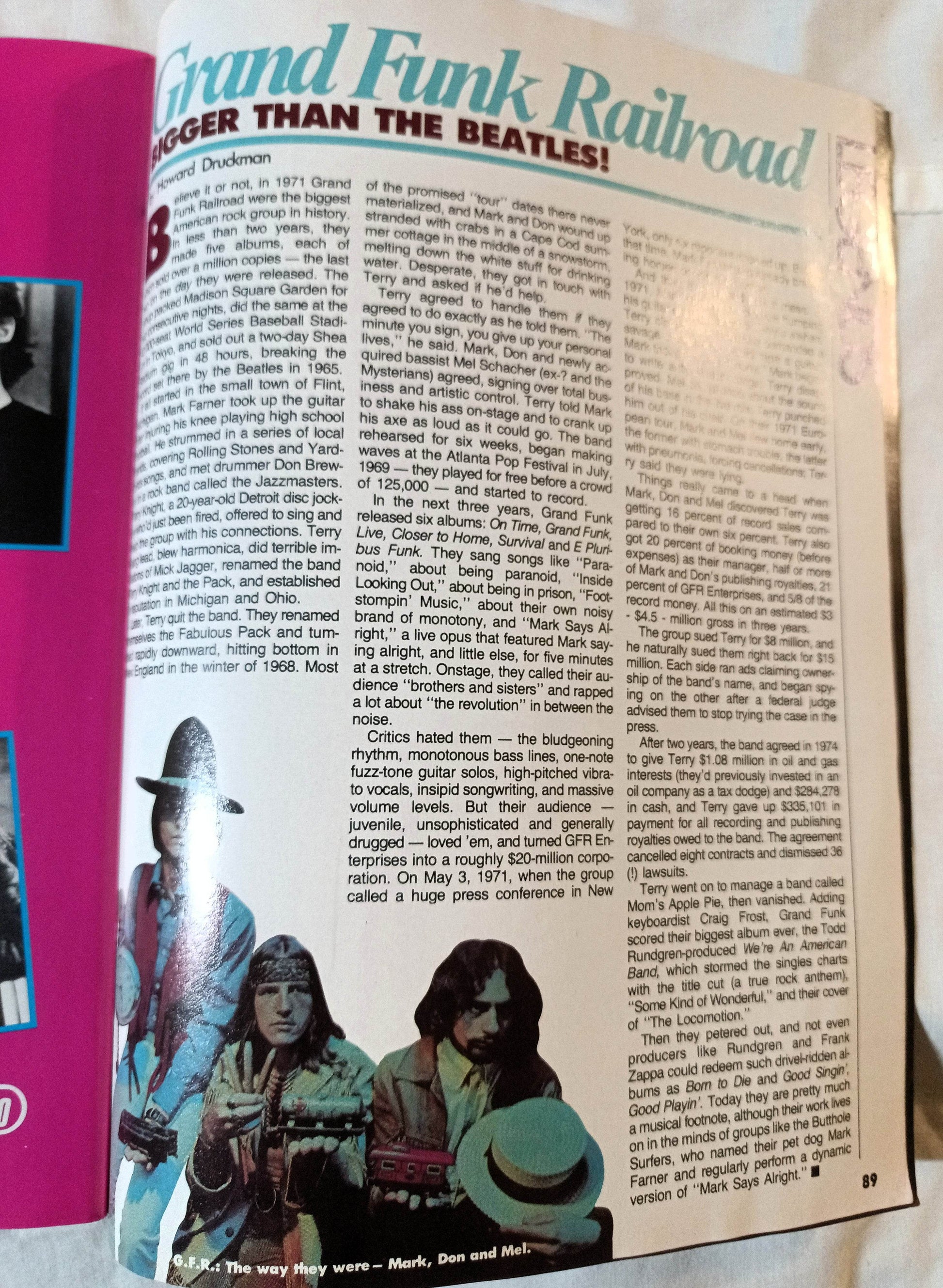 Graffiti Magazine August 1986 Eurythmics Madonna Psychedelic Furs - TulipStuff