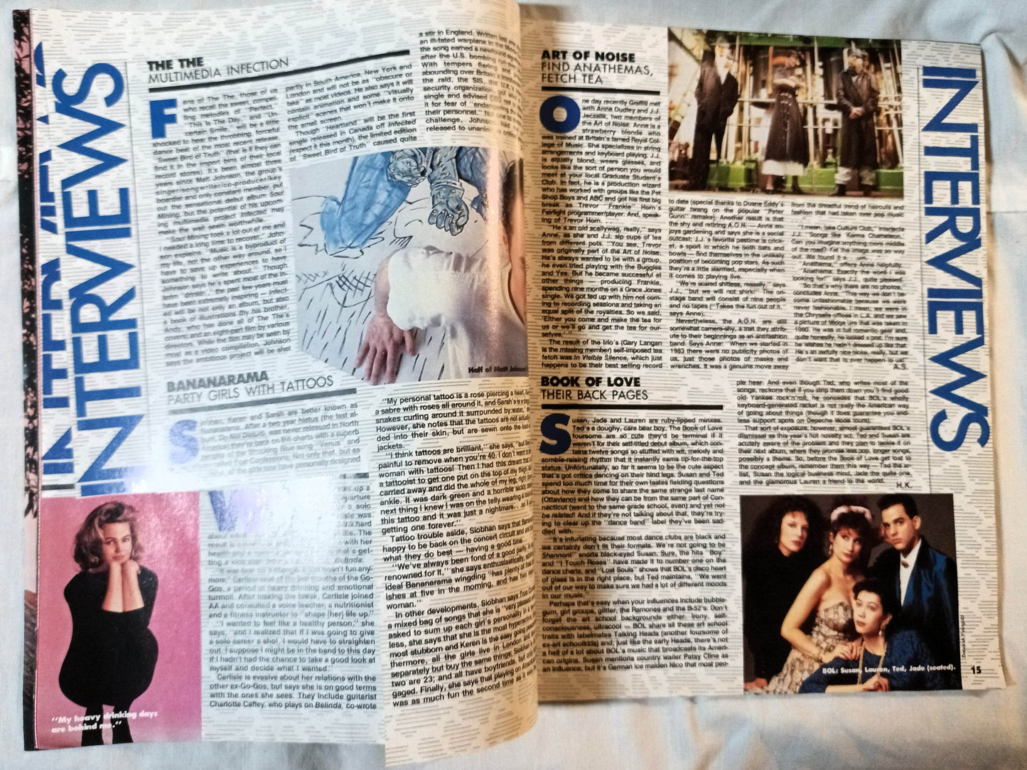 Graffiti Magazine August 1986 Eurythmics Madonna Psychedelic Furs - TulipStuff