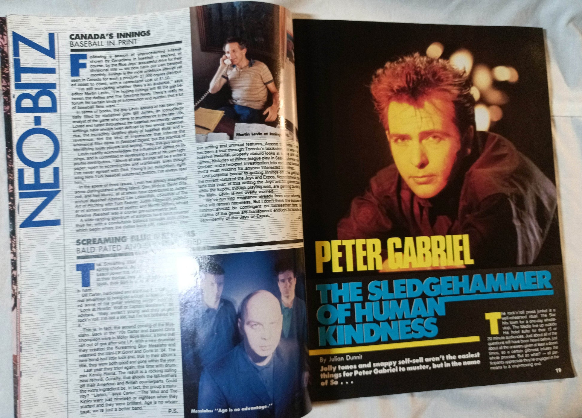 Graffiti Magazine August 1986 Eurythmics Madonna Psychedelic Furs - TulipStuff