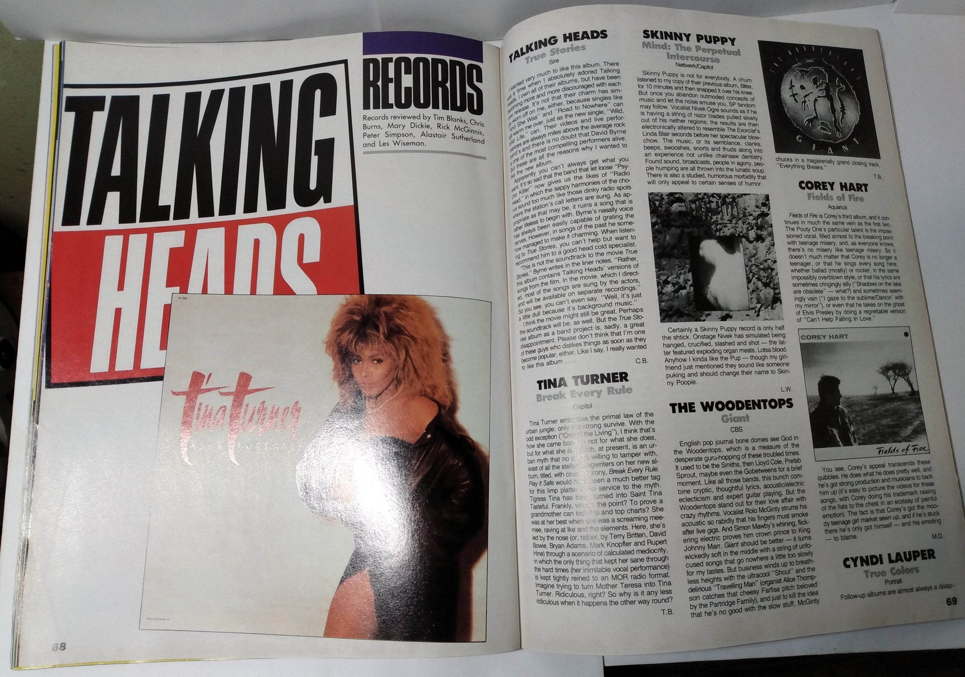 Graffiti Magazine November 1986 Bananarama Iggy Pop Human League Japan - TulipStuff