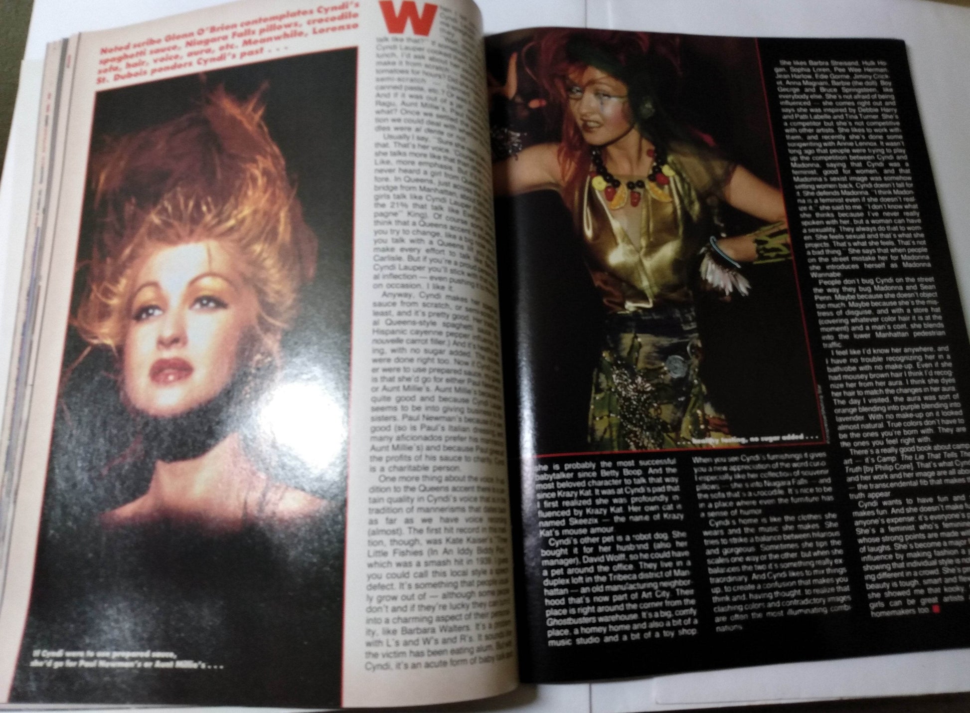 Graffiti November 1986 Canadian Music Magazine Cyndi Lauper REM B52s - TulipStuff