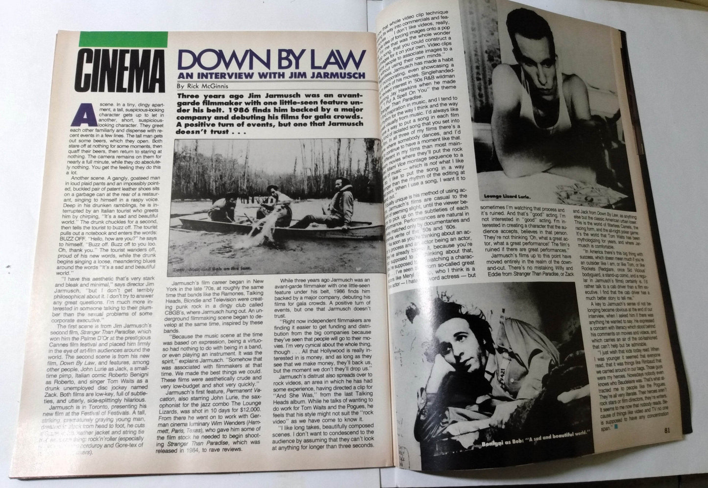 Graffiti November 1986 Canadian Music Magazine Cyndi Lauper REM B52s - TulipStuff