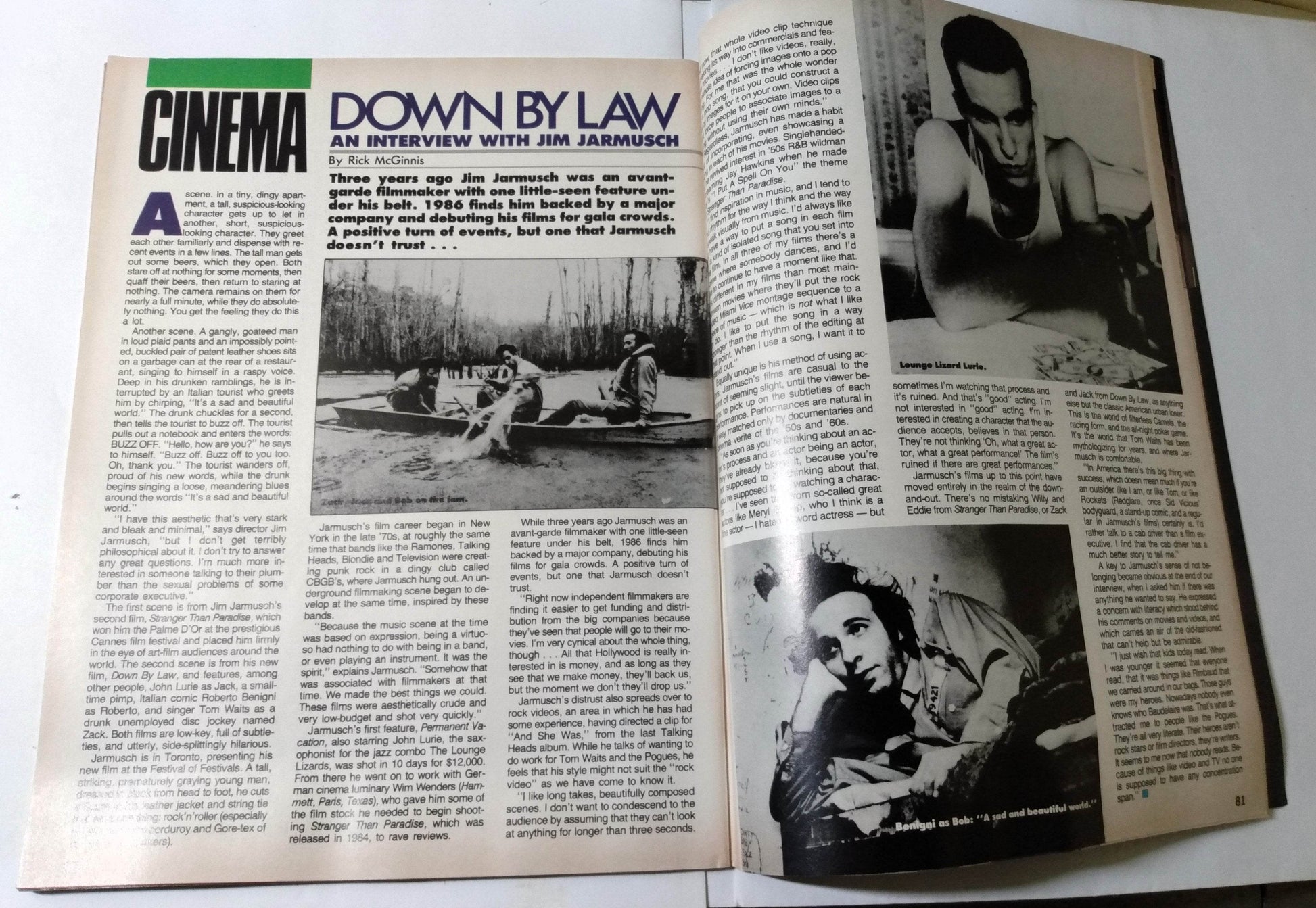 Graffiti November 1986 Canadian Music Magazine Cyndi Lauper REM B52s - TulipStuff