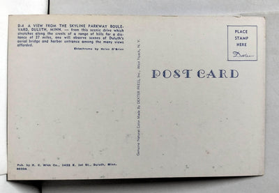 Greetings From Duluth Minnesota Postcard 1950's - TulipStuff