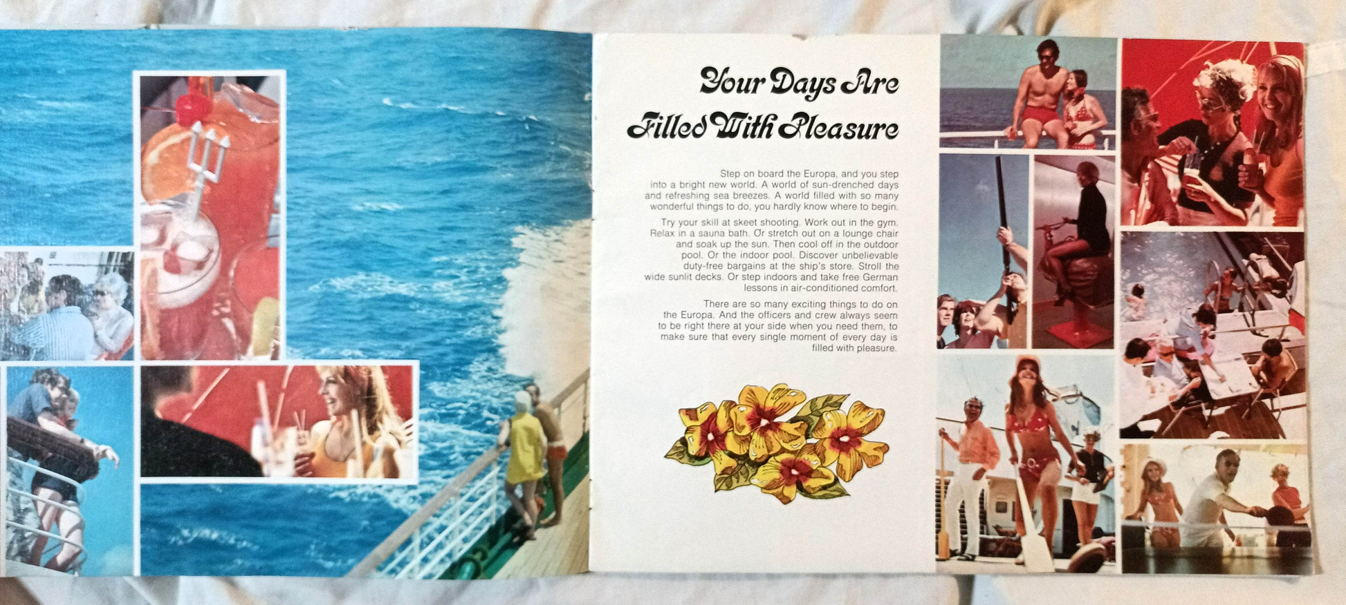 Hapag-Lloyd MS Europa Caribbean Cruises Brochure 1973 - TulipStuff
