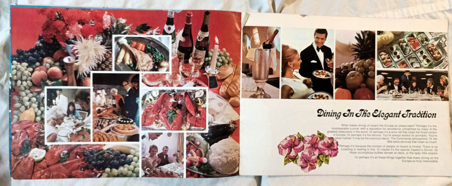 Hapag-Lloyd MS Europa Caribbean Cruises Brochure 1973 - TulipStuff