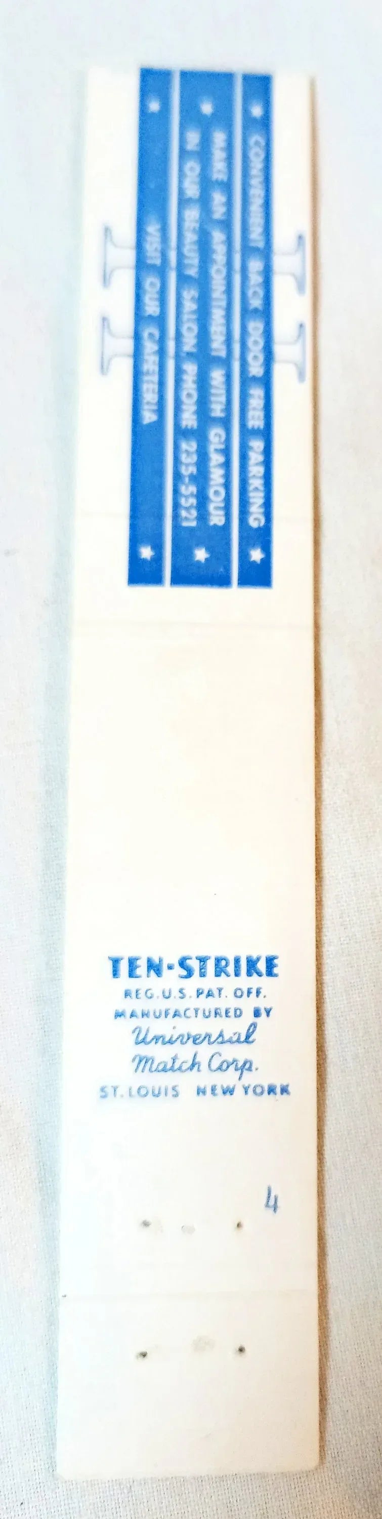 Herbst Department Store Fargo North Dakota Matchbook Cover 1960's - TulipStuff