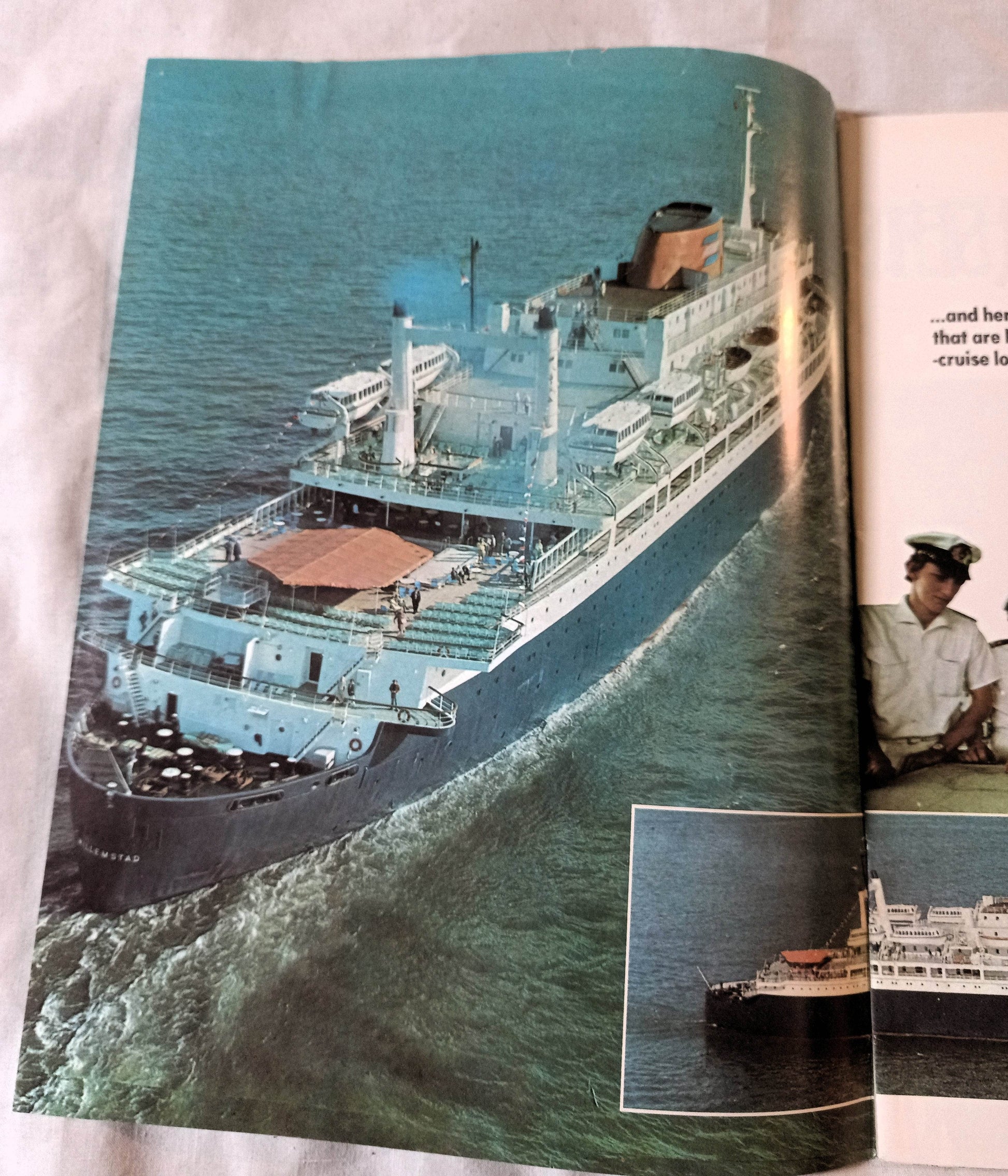Holland America Cruises ss Veendam 1975 Caribbean Cruises from New York Brochure - Tuliptuff