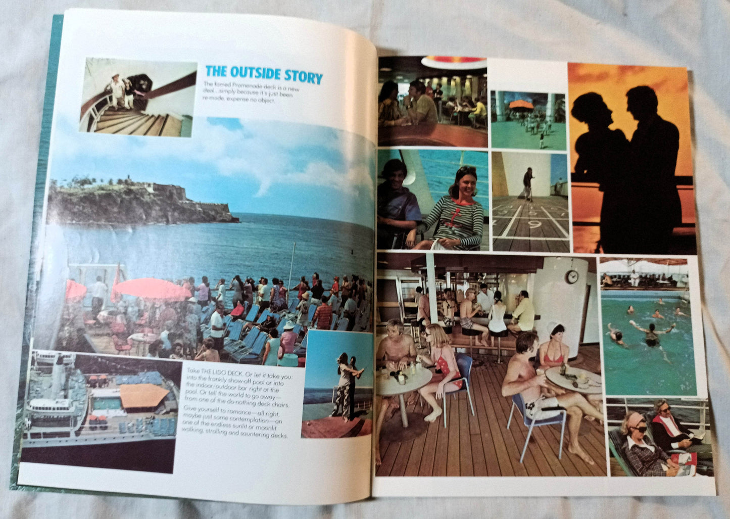 Holland America Cruises ss Veendam 1975 Caribbean Cruises from New York Brochure - Tuliptuff