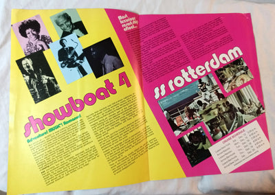 Holland America ss Rotterdam Showboat 4 Jazz Festival At Sea 1975 - TulipStuff