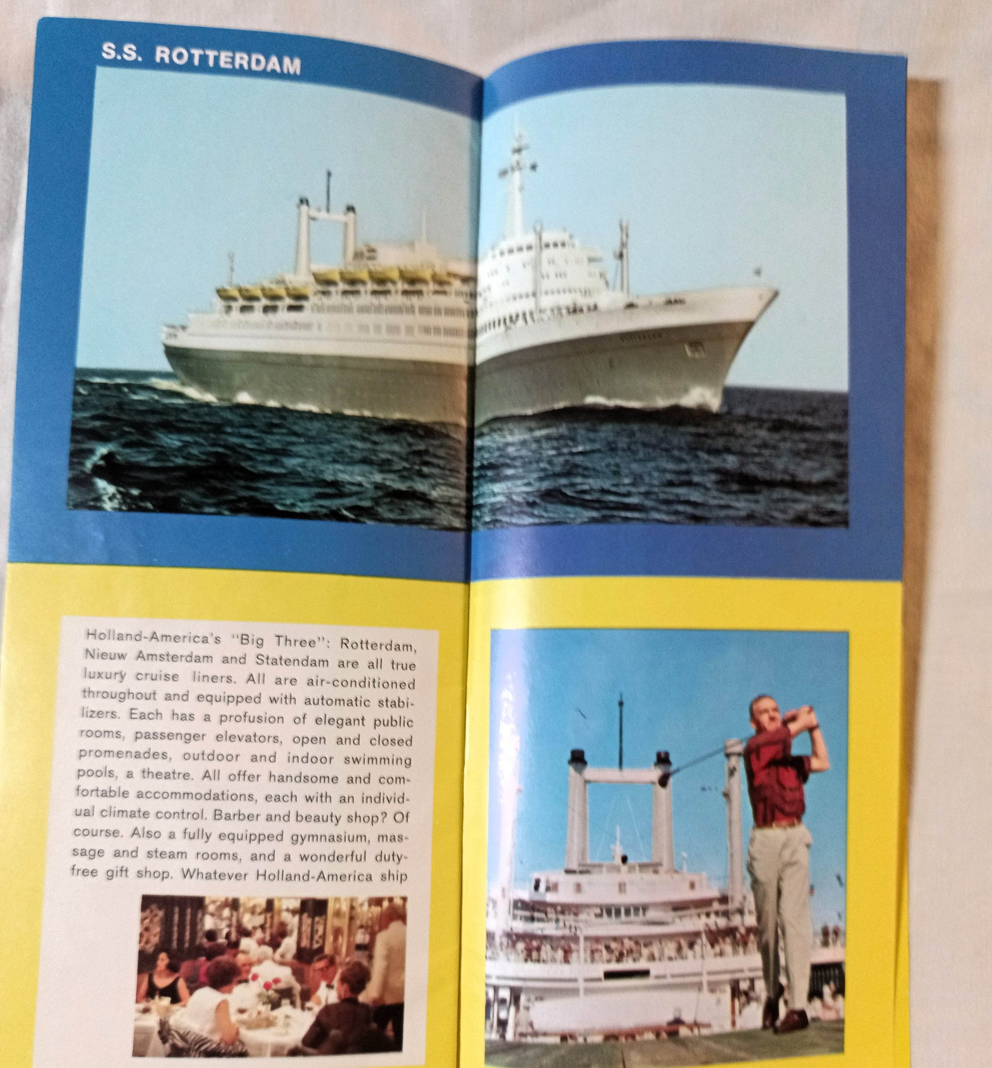 Holland America Fall/Winter 1966-67 West Indies Cruises Brochure - TulipStuff