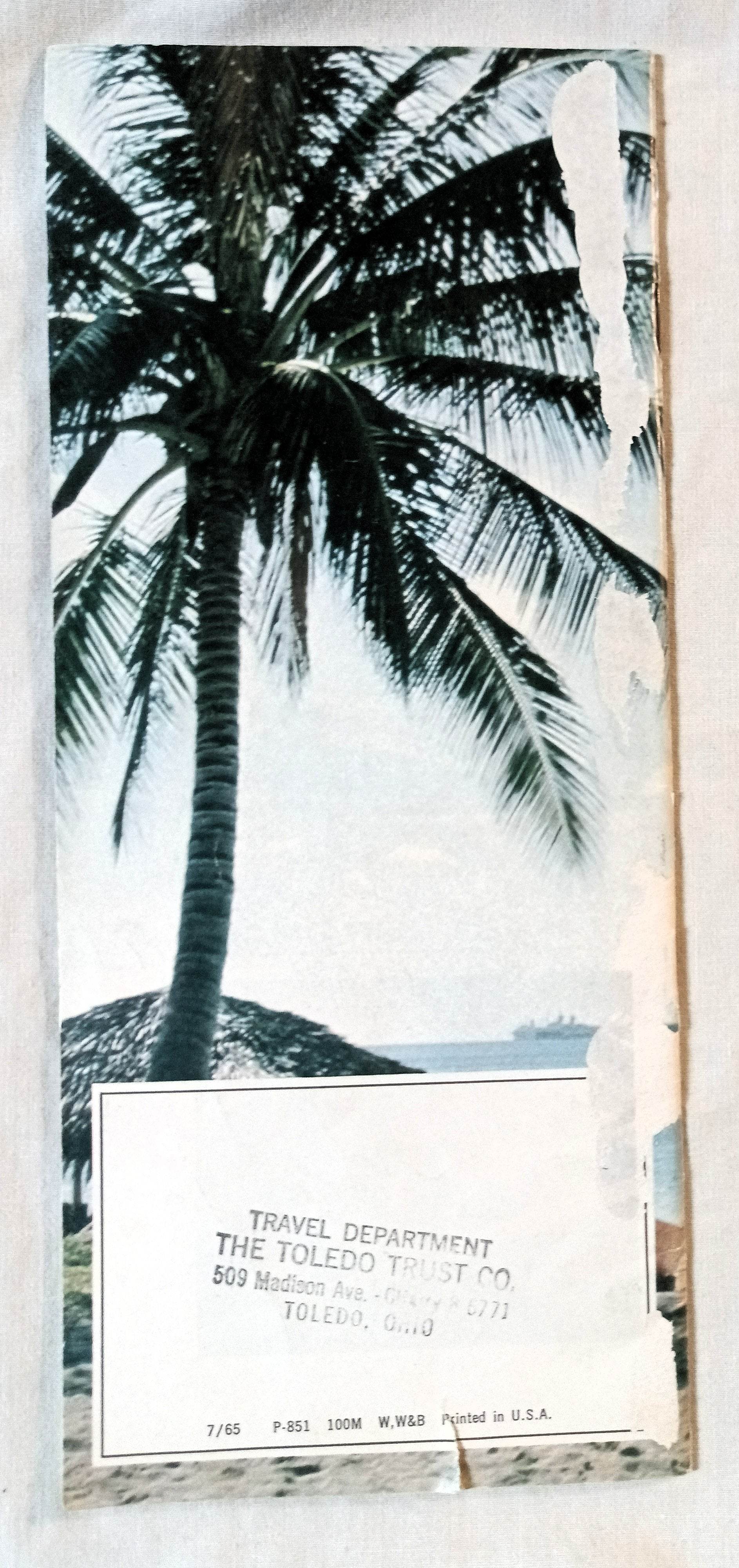 Holland America Fall/Winter 1966-67 West Indies Cruises Brochure - TulipStuff