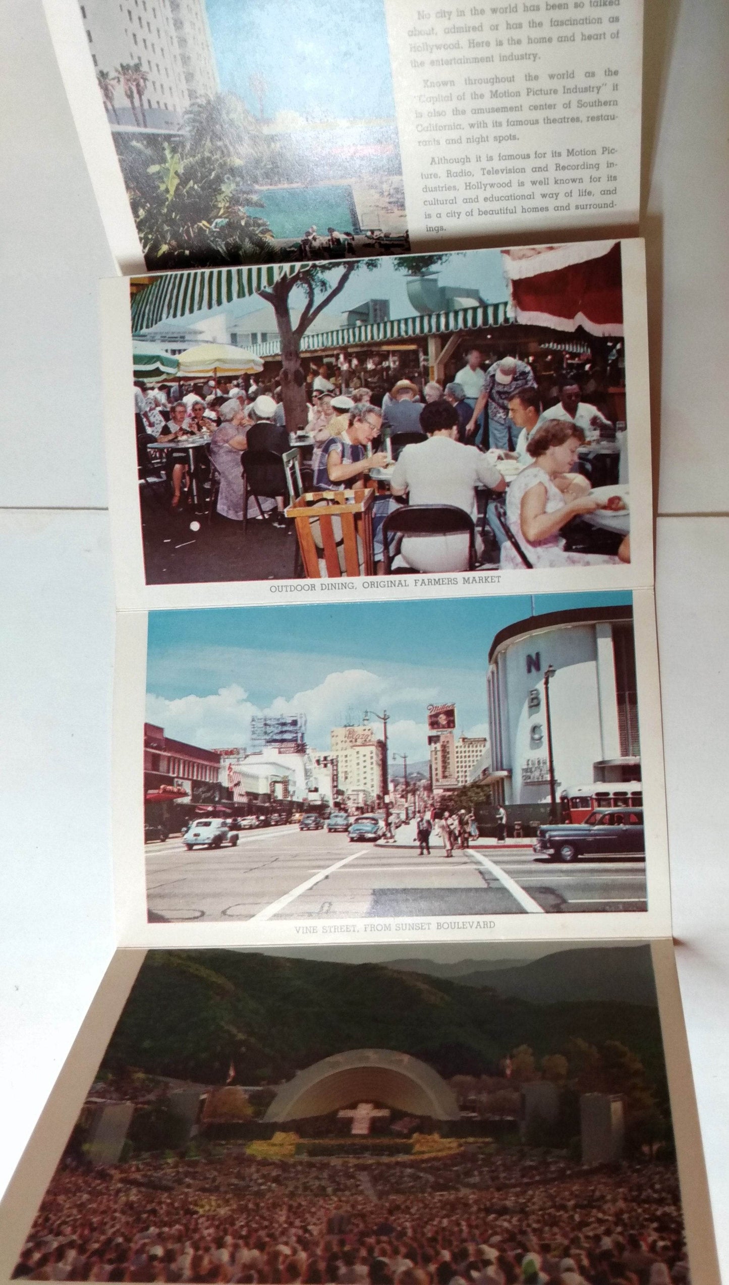 Hollywood California 1950's Postcard Booklet 14 Views - TulipStuff