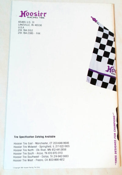 Hoosier Racing Tire 1991 Apparel Catalog Jeff Gordon - TulipStuff