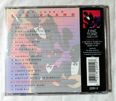 Hot Jazz And Dixieland The Gold Collection Compilation CD 1998 - TulipStuff