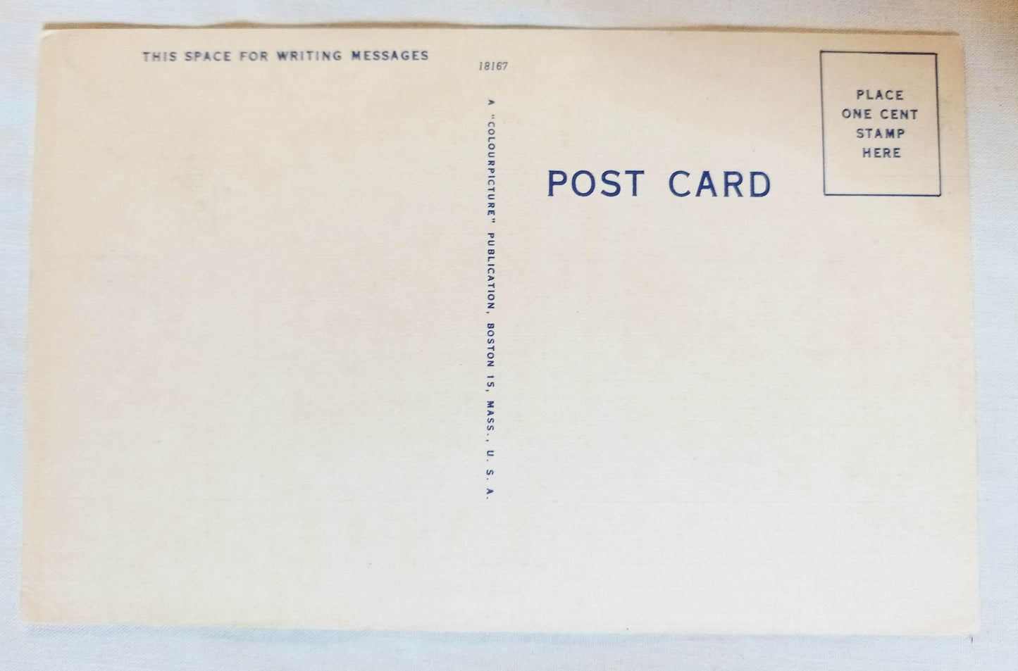 Sheraton Hotel (Hotel Bancroft) Worcester Mass Linen Postcard 1940's - TulipStuff