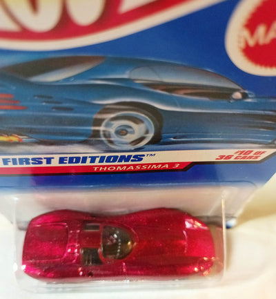 Hot Wheels 2000 First Editions Thomassima 3 Sports Car #070 - TulipStuff