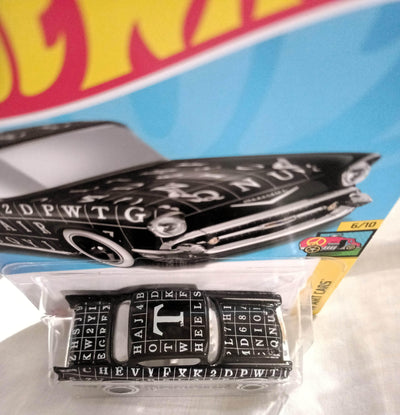 Hot Wheels 2024 HW Art Cars '57 Chevy Chevrolet Sedan Black - TulipStuff