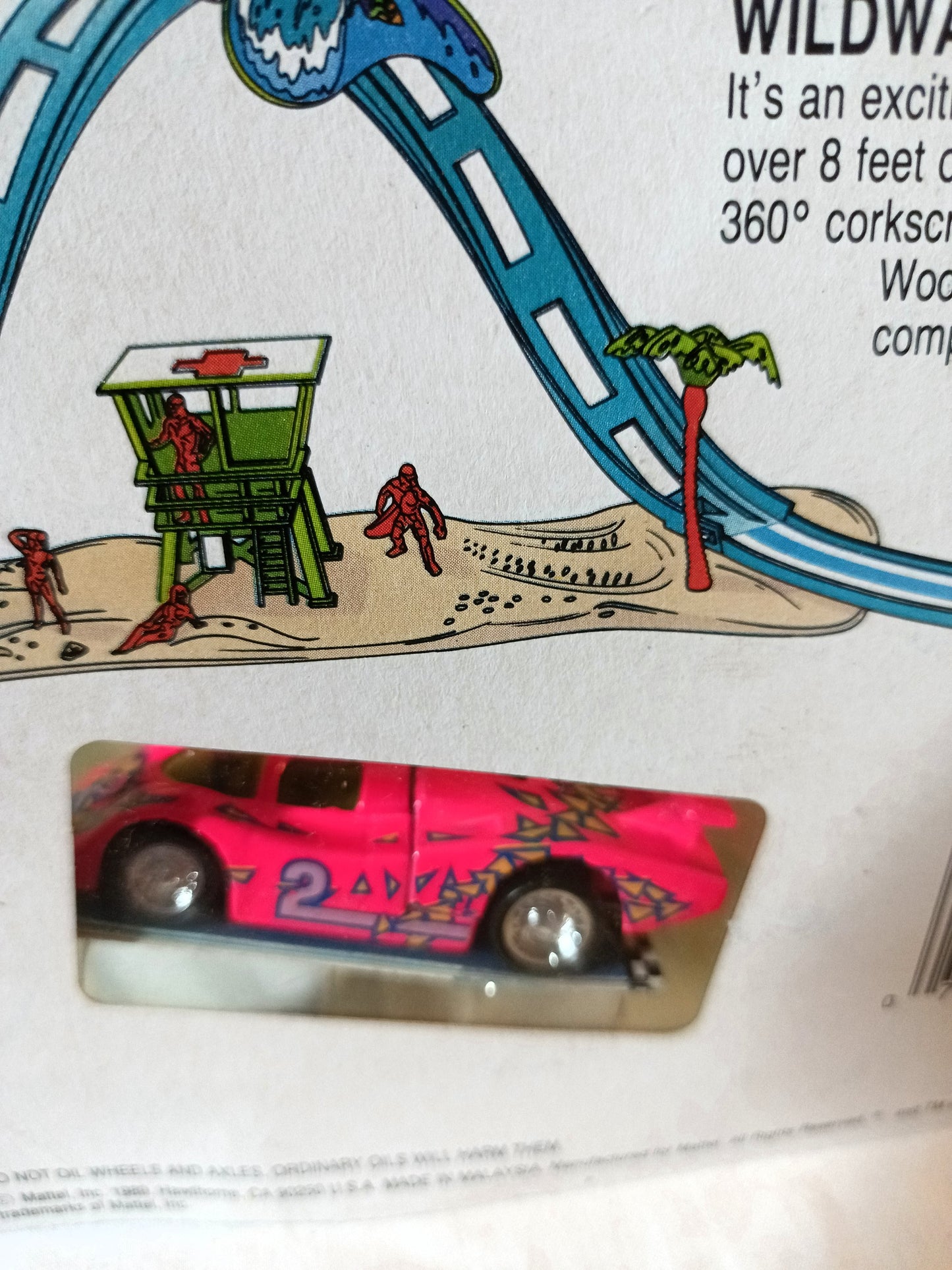 Hot Wheels California Custom Sol-Aire CX4 Pink 1990 - TulipStuff
