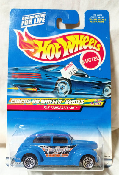 Hot Wheels Circus on Wheels Fat Fendered '40 Ford Sedan 2000 - TulipStuff