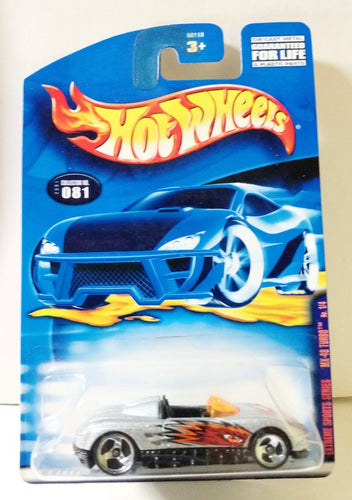Hot Wheels Extreme Sports MX48 Turbo Convertible 2001 Collector #081 - TulipStuff