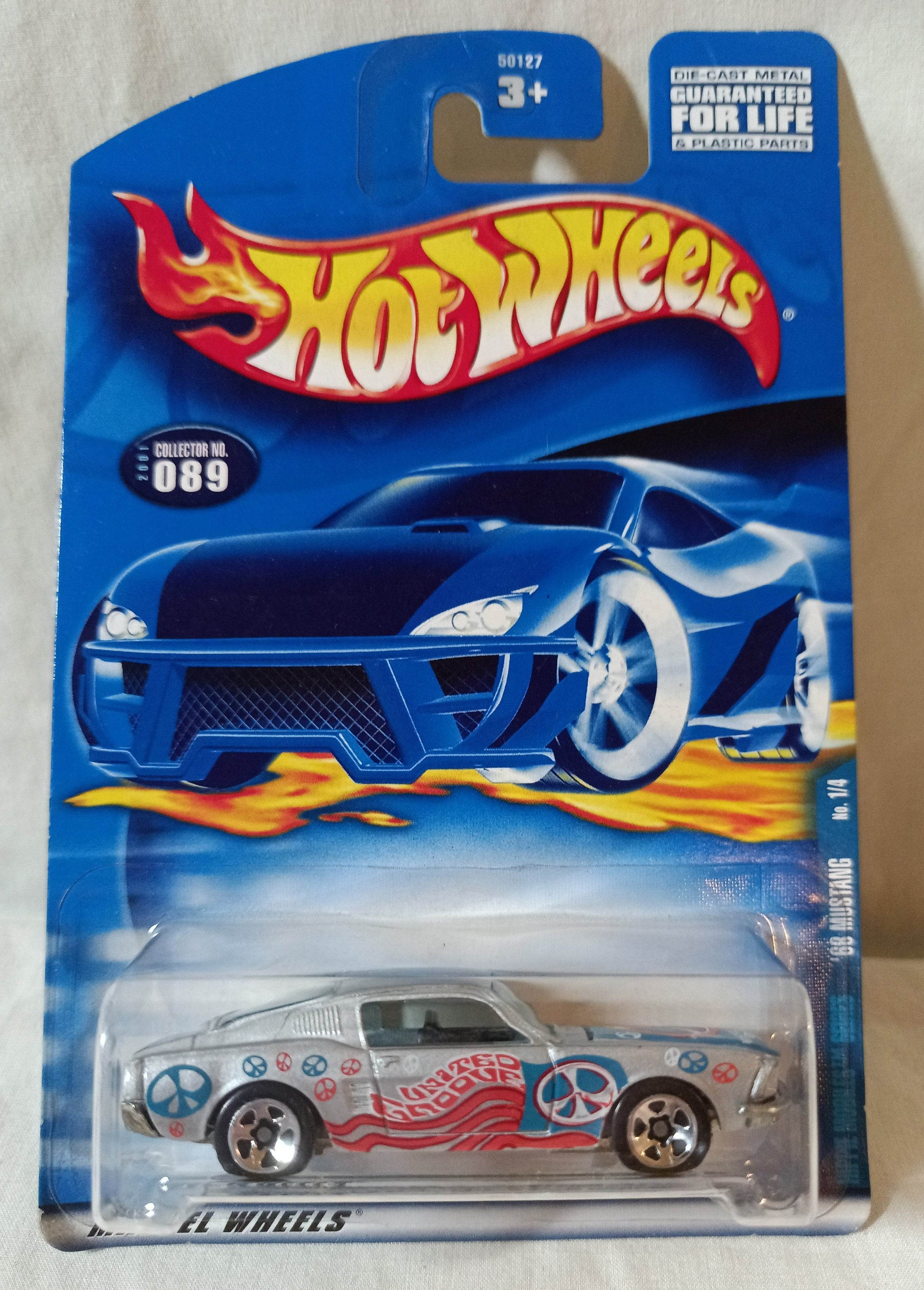 Hot Wheels Hippie Mobiles Ford '68 Mustang Fastback 2001 #089 - TulipStuff
