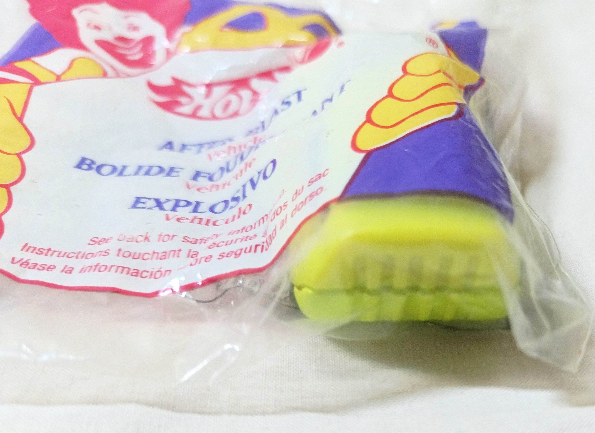 Hot Wheels McDonald's Happy Meals Promo After Blast Vehicle 1995 - TulipStuff