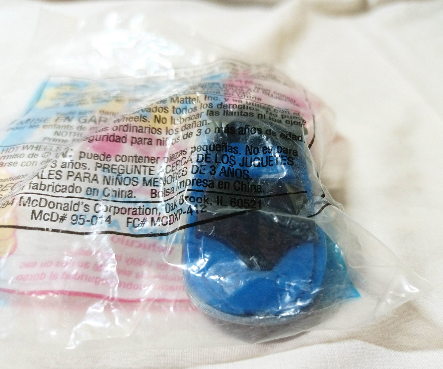 Hot Wheels McDonald's Happy Meals Promo Blue Bandit Vehicle 1995 - TulipStuff