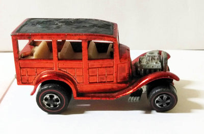 Hot Wheels Redline 6251 Classic '31 Ford Woody USA Red 1969 - TulipStuff