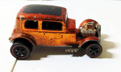 Hot Wheels Redline 6250 Classic '32 Ford Vicky Orange USA 1969 - TulipStuff