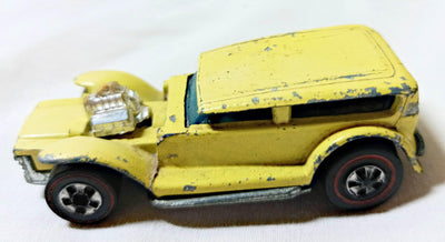 Hot Wheels Redline Prowler Hong Kong 1973 Yellow Demon Base - TulipStuff
